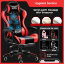 Desiny Gaming Chair Bluetooth Audio Computer Chair Color Light With Massage Office Chair