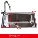 304 Sink Stainless Wash Pool Basin Steel Laundry Cabinet Bathroom Cabinets Washbasin Laundry Pool
