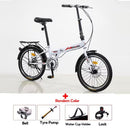 [SG READY STOCK] Gear Bicycle 20 Inch 7 Speed Foldable Bicycle Adult Tricycle Outdoor City Road