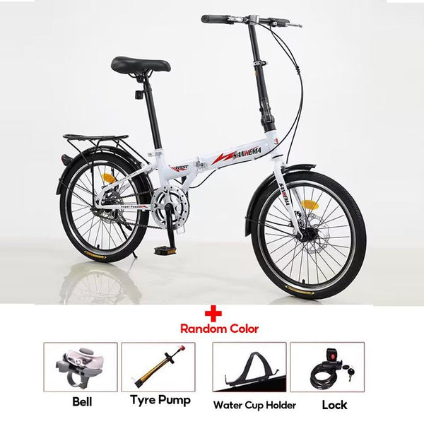[SG READY STOCK] Gear Bicycle 20 Inch 7 Speed Foldable Bicycle Adult Tricycle Outdoor City Road