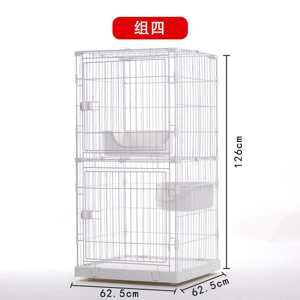 Pet Cage Free Combination Cat Cage Home Indoor Can Diy Large Space Cat Nest Villa Pet Butler Larger