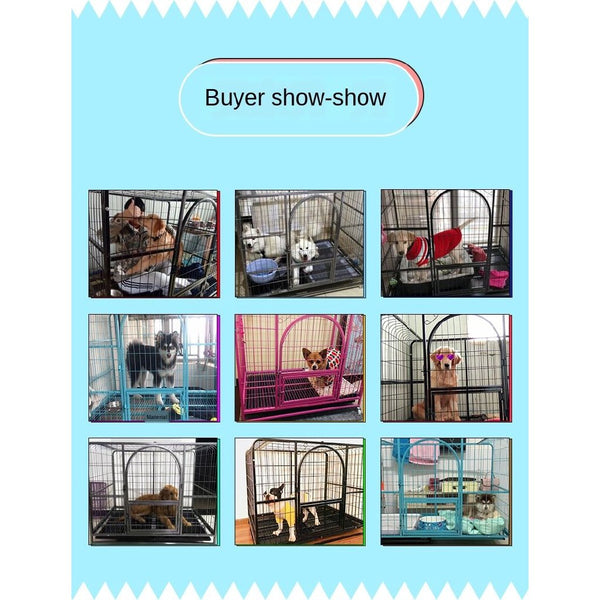 Dog Cage Pet Cage Metal Coop Universal Large Indoor/outdoor Pet House
