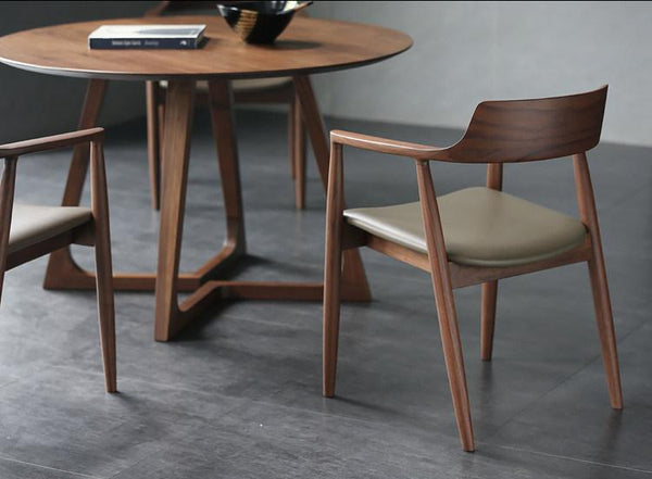 Syezyo Nordic Solid Wood Dining Simple Presidential Leisure Restaurant Negotiation Desk Hiroshima