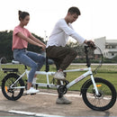 Father and Son Double Bike Folding Couple Tour Two People Riding Parent-child Three-person Bicycle