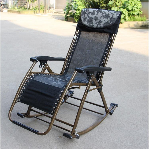 Reclining Chair Foldable Chair Foldable Armchair Adult Family Balcony Lazy Chair Leisure Folding Nap