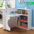SENBIJU Creative Children's Desk Rotating Folding Table Bookcase Combination One Writing Simple