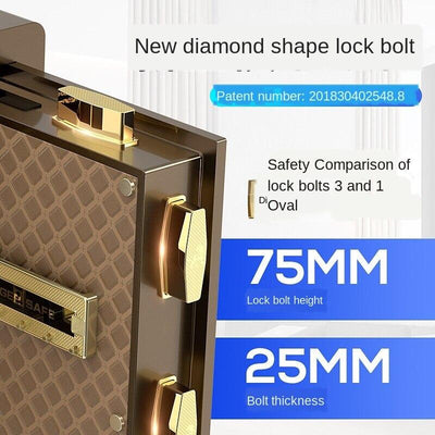 Tiger Safety Cabinet Office 80/1 M/1 2/1 5 High Single/double Household Large Safe Deposit Box Steel