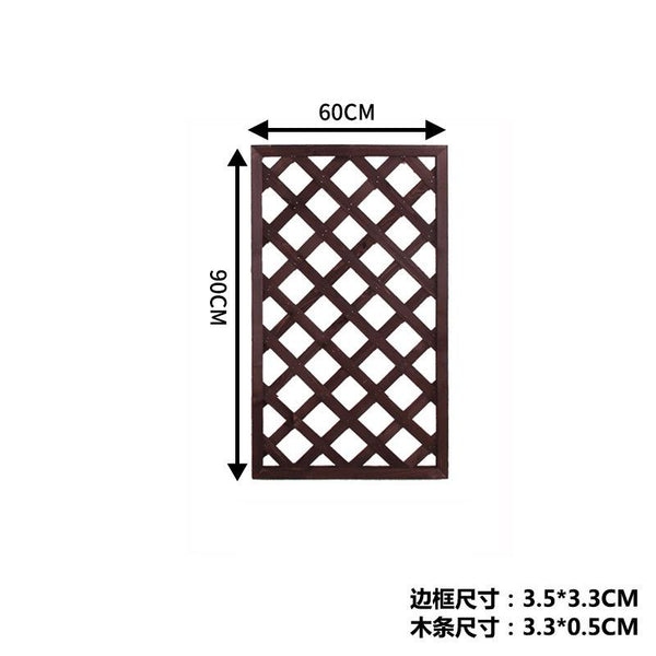 Garden Fence Anticorrosive Wood Fence Outdoor Garden Fence Climbing Flower Rack