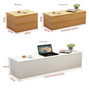 Top-turning Door Window Cabinet Floor Cabinet Corner Low Wood Cabinet Window Cabinet Solid Wood