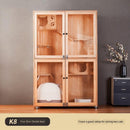 Pazazz 3 Tier Solid Wood Car Condo/Cage/House (Furever)