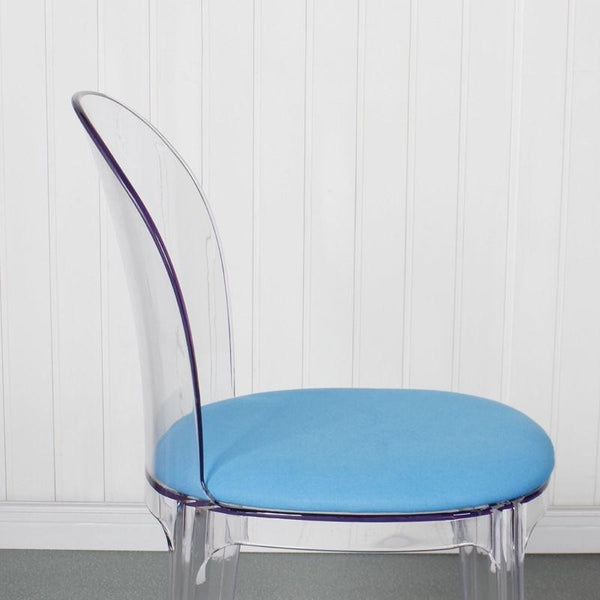 Transparent Chair European Acrylic Casual Creative Soft Bag Dining Chair Simple Personality Plastic