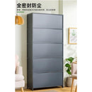 Shoe Cabinet Home Black Gray Shoe Cabinet 2022 New Flip Door Shoe Rack Cabinet