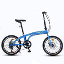 [SG READY STOCK] 20 Inch Foldable Bicycle 7-speed Variable Speed Bicycle High-carbon Steel Folding