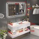 Zcm Modern Simple Bathroom Cabinet Combination Bathroom Set Bathroom Marble Wash Stand Wash Basin