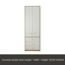 Nordic Wardrobe Simple Modern Economy Assembly Two-door Board Simple Custom Small Bedroom Wardrobe