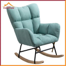 SEVEN Nordic Rocking Chair Household Lazy Sofa Small Family Adult Nap Chair