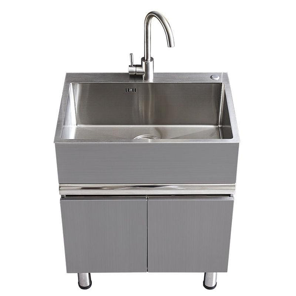 304 Sink Stainless Wash Pool Basin Steel Laundry Cabinet Bathroom Cabinets Washbasin Laundry Pool