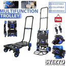Household Foldable Trolley Big Capacity Multifunction Cart Loading 150kg Platform Trolley Can Adjust