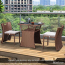 Rattan Chair Three-piece Balcony Small Table and Combination Creative Leisure Tea