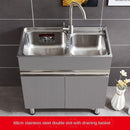 304 Sink Stainless Wash Pool Basin Steel Laundry Cabinet Bathroom Cabinets Washbasin Laundry Pool