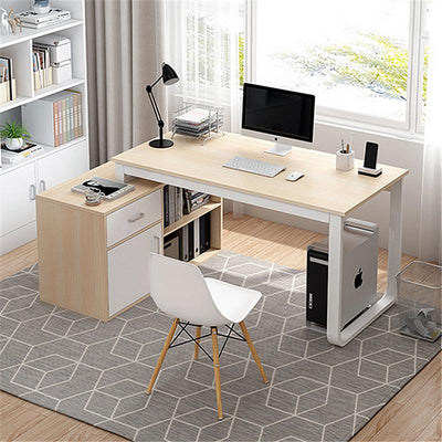 Office Desk Computer Table Simple Nordic Home Study Desk With Drawer
