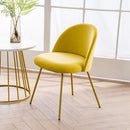 PU/Flannel/Fabric Dining Chair Net Red Chair Home Makeup Chair Bedroom Leisure Chair Nail Art Stool