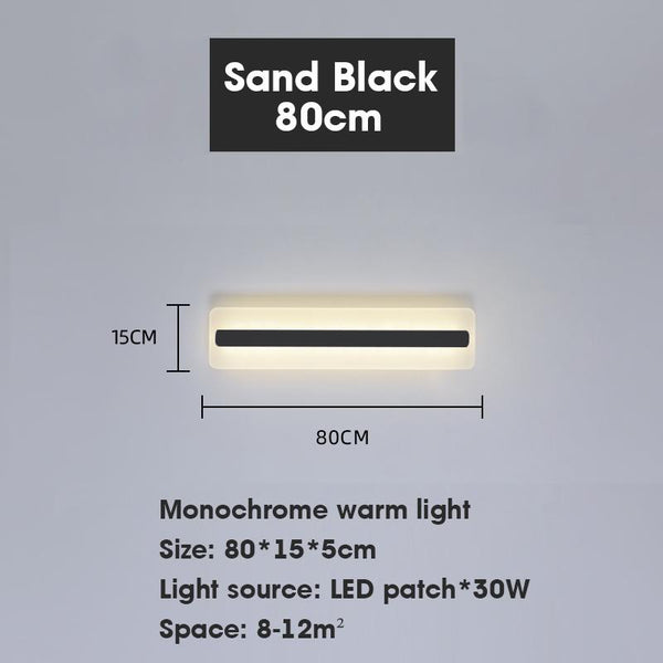 HJFA Minimalist Nordic Led Bedroom Bedside Modern Simple Style Hotel Corridor Wall Lamp
