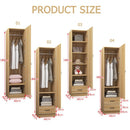 Kinbolee Mini Wardrobe Narrow Cabinet Single-door Wardrobe Small Room Children's Wardrobe