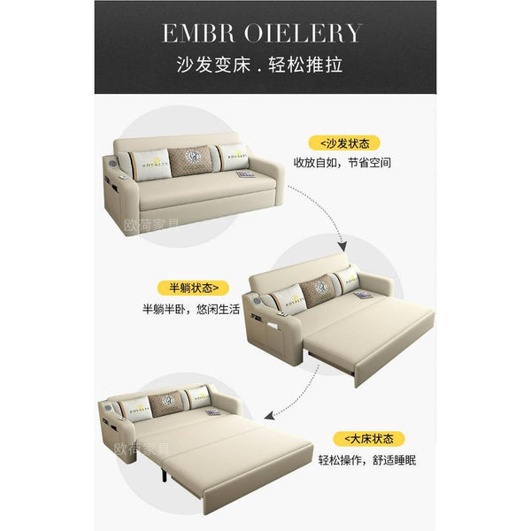Dual-purpose Foldable Double Economical Living Room Multi-functional Solid Wood Small Apartment