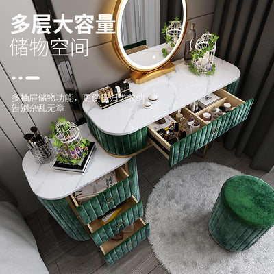 Luxury Marble Light Bedroom Net Red Style Modern Simple Storage Cabinet One Small Family Dressing