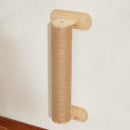Hanging Nest Rack Wall Climbing Multi-layer Solid Wood Sisal Cat Tree Integrated Wooden Large Space