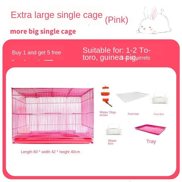 Pet House Household Dog Cat Bunny Nest Large House Rabbit Cage Villa Eazy Cleaning