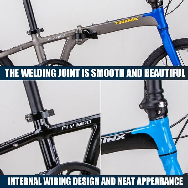 🔥In Stock🔥Trinx-Flybird Foldable Bicycle 20-inch Shimano 8-speed Aluminum Alloy Frame Folding