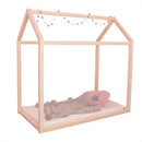 Nordic Children's Bed Floor-to-ceiling Bed 5 X 5cm Wooden Frame House Bed Custom-made Shake Sound