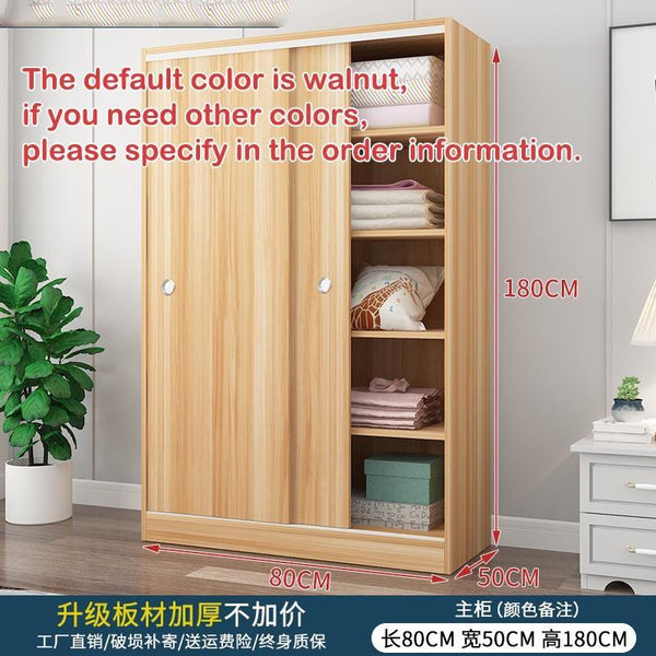 Wardrobe Sliding Wardrobe Sliding Door 2/3 Door Wardrobe Bedroom Modern Minimalist Cabinet Sliding