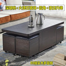 Lift Tea Table Modern Simple Small House Folding Retractable Storage Fire Stone Tea Table Dual