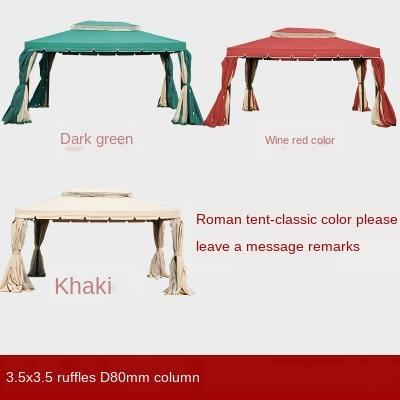Sunshade Courtyard Roman Tent Umbrella Outdoor Canopy Rain-proof Stall Yurt Large Shed