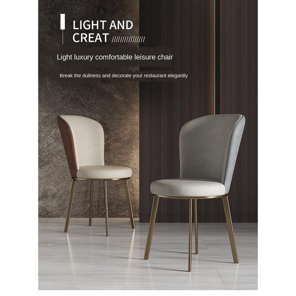 Nordic Dining Chair Ins Bedroom Lounge Chair Dressing Table Makeup Back Chair（Color Customization）