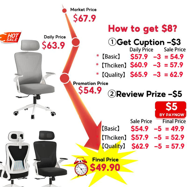 LeShu Mesh Office Chair Lifting High-back 150-185cm Thicken Latex Computer Chair
