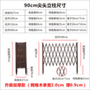Wooden Fence Anti-corrosion Carbonized Retractable Wooden Fence Yard Fence Durable And Stable Yard