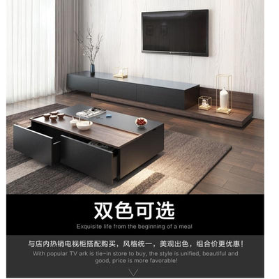 Simple Coffee Table Black Oak Grain Can Lift Coffee Table Large And Small Living Room Storage Can Be